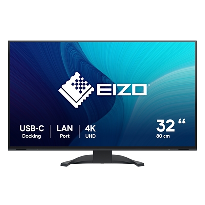Attēls no EIZO FlexScan EV3240X-BK computer monitor 80 cm (31.5") 3840 x 2160 pixels 4K Ultra HD LCD Black
