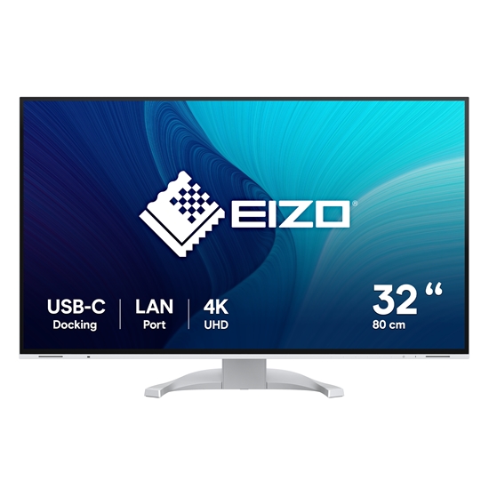 Picture of EIZO FlexScan EV3240X-WT computer monitor 80 cm (31.5") 3840 x 2160 pixels 4K Ultra HD LCD White
