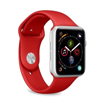 Изображение Elastinė sportinė apyrankė PURO skirta Apple Watch, 44mm, raudona / AW44ICONRED
