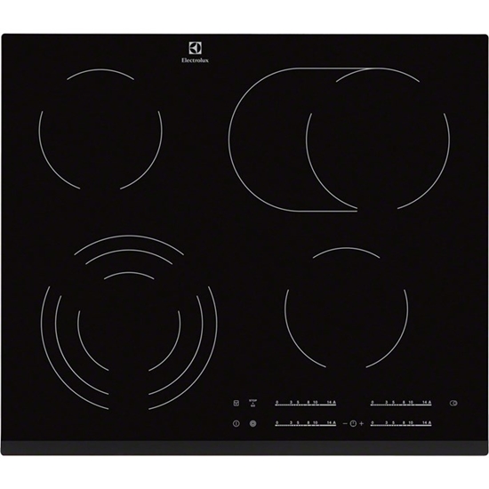 Picture of Electrolux EHF6547FXK hob Black Built-in 4 zone(s)