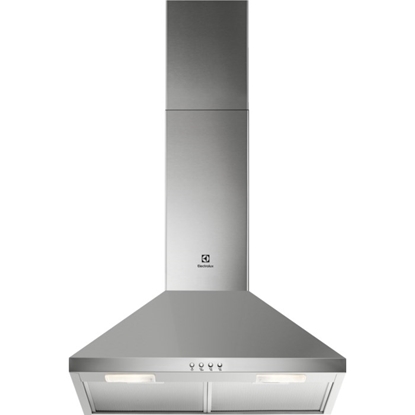 Attēls no Electrolux LFC316X cooker hood 420 m³/h Wall-mounted Stainless steel D