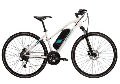 Изображение Elektrinis dviratis KROSS Evado Hybrid 1.0, M, Baltas