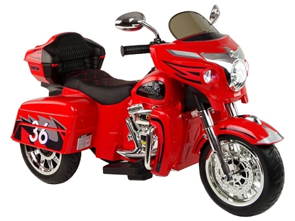 Изображение Elektrinis motociklas Goldwing NEL-R1800GS, raudonas
