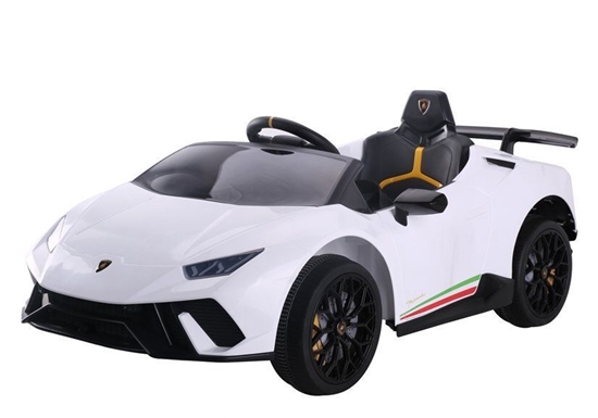 Изображение Elektromobilis "Lamborghini Huracan", baltas
