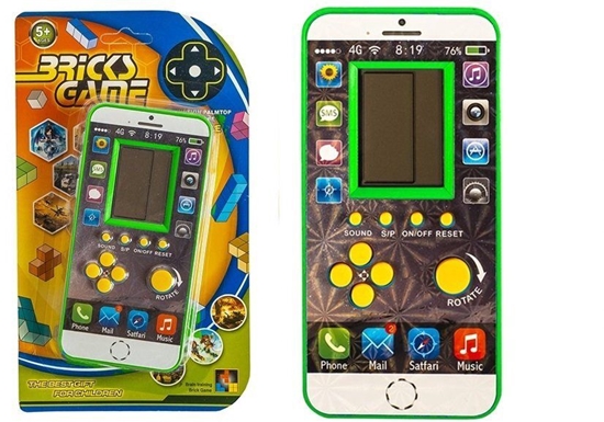 Изображение Elektroninis žaidimas "Tetris Iphone", žalias