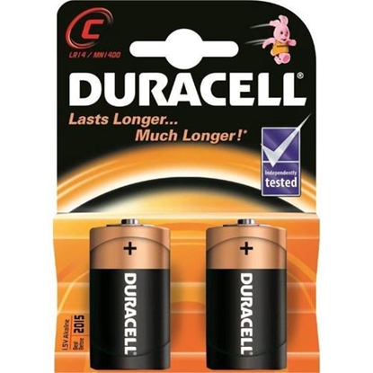 Picture of Elementai DURACELL R14A/DUR-BL2 (C), 2vnt., alkaline, 1,5V.