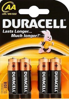 Picture of Elementai DURACELL R6A/DUR-BL4 (AA), 4vnt, alkaline, 1,5V