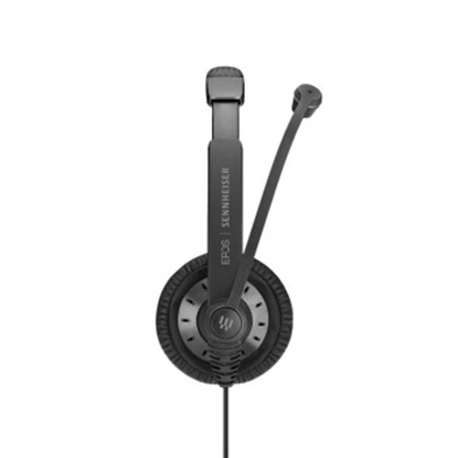 Picture of EPOS SENNHEISER SC 45 USB WIRED MONAURAL HEADSET, 3.5 MM, USB, IN-LINE CALL CONTROL ON USB CABLE, MS