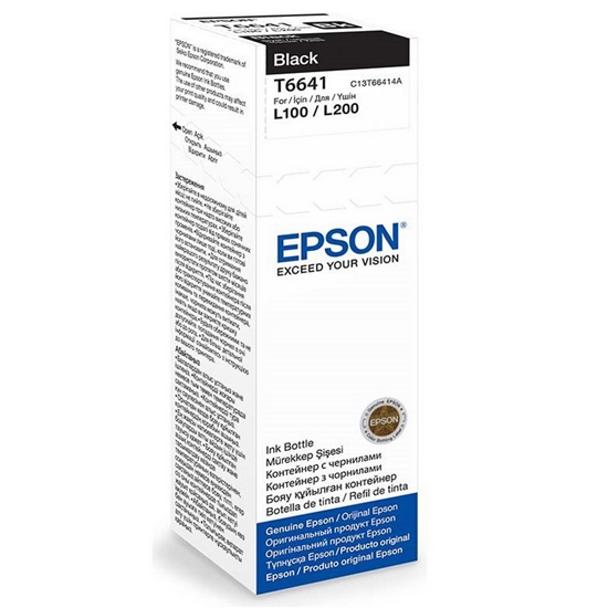 Изображение Tintes Epson (C13T66414A), melns kārtridžs tintes printeriem