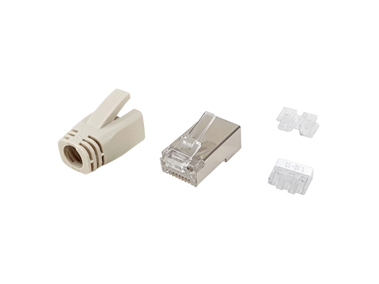 Picture of Equip Cat.6A RJ45 Shielded Plug Set, 100pcs/pack