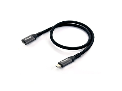 Attēls no Equip USB 3.2 Gen 2 C to C Extension Cable, M/F, 1.0m, 4K/60Hz, 10Gbps