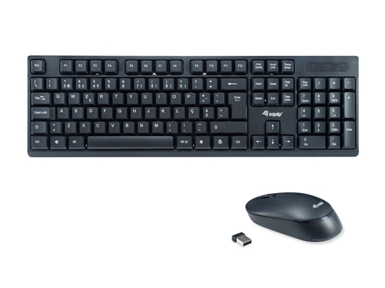 Picture of Equip Wireless Keyboard & Mouse Set, PT Layout