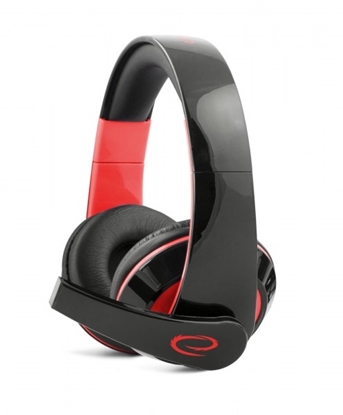 Изображение Esperanza EGH300R Headset Wired Head-band Gaming Black, Red