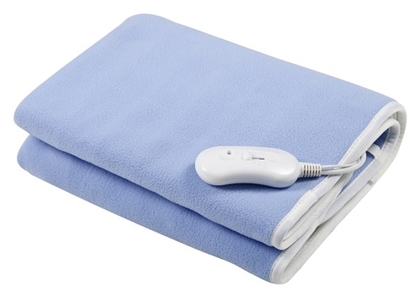 Picture of Esperanza EHB001 electric blanket Electric bed warmer 60 W Blue Polyester
