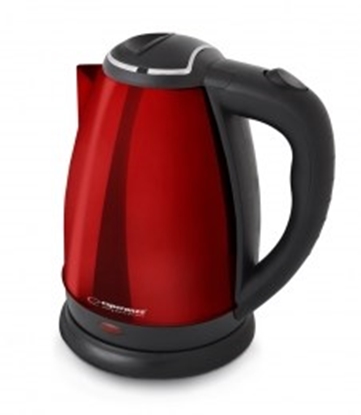 Attēls no Esperanza EKK113R electric kettle 1.8 L Black,Red 1800 W