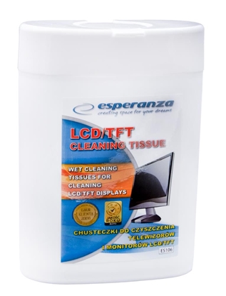 Изображение Esperanza ES106 Cleaning wipes 100 pcs.