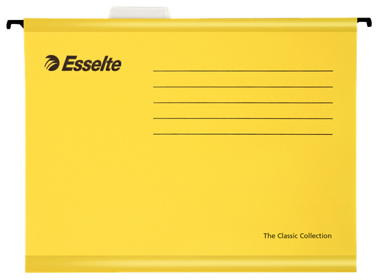 Изображение Iekarināmais fails ESSELTE Classic, A4 formāts, dzeltens, 25 gab./iepakojumā