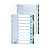 Picture of ESSELTE Sadalītājs dokumentiem   A4, 1-10 kartona ar krāsainiem cipariem