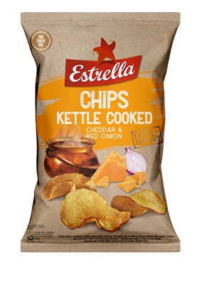 Picture of ESTRELLA Kettle čipši ar čedara siera garšu 30g