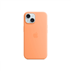 Picture of Etui silikonowe z MagSafe do iPhonea 15  - pomarańczowy sorbet