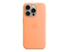 Picture of Etui silikonowe z MagSafe do iPhonea 15 Pro - pomarańczowy sorbet