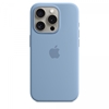 Изображение Etui silikonowe z MagSafe do iPhonea 15 Pro - zimowy błękit