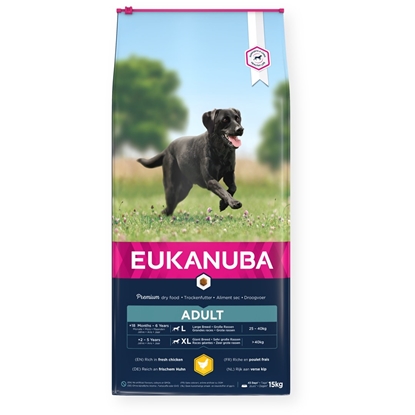 Picture of Eukanuba Adult Large Breed Chicken 15 kg