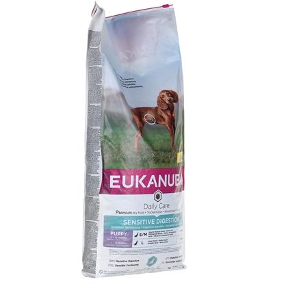 Attēls no EUKANUBA Puppy Daily Care Sensitive Digestion - dry dog food - 12 kg