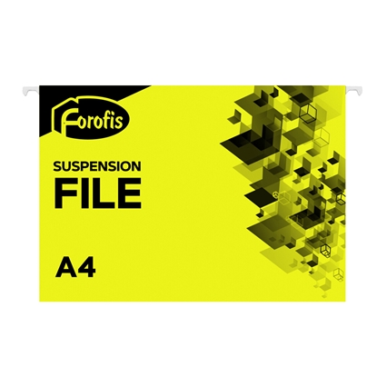 Изображение Fails iekarināmais A4 FOROFIS (dzeltens), 200g/m2
