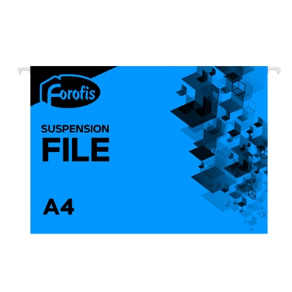 Attēls no Fails iekarināmais A4 FOROFIS (zils), 200g/m2