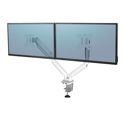Изображение Fellowes Ergonomics arm for 2 monitors - Platinum series, white