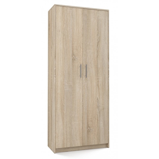 Изображение Filing cabinet OLIV 2D 74x35x180 cm, sonoma