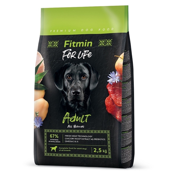 Изображение FITMIN For Life Adult - dry dog food - 2,5 kg