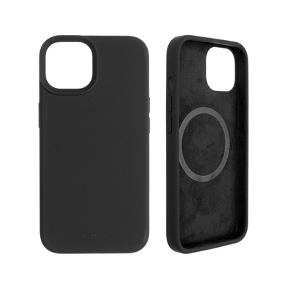 Attēls no Fixed | MagFlow with MagSafe support | Back cover | Apple | iPhone 14 | Liquid silicon | Black