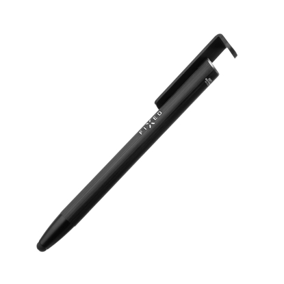 Picture of Fixed | Pen With Stylus and Stand | 3 in 1 | Pencil | Stylus for capacitive displays; Stand for phones and tablets | Black