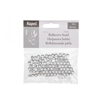 Attēls no Fl.dekors Kapel pērles baltas 6mm100gab.