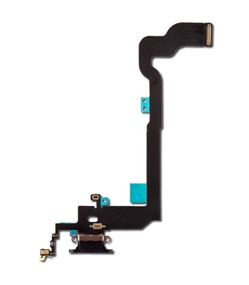 Изображение Flex priekš iPhone X uzlādes savienotājam ar mikrofonu Space Grey lietots Original