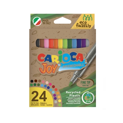 Attēls no Flomasteri CARIOCA JOY ECOFAMILY, 24gab