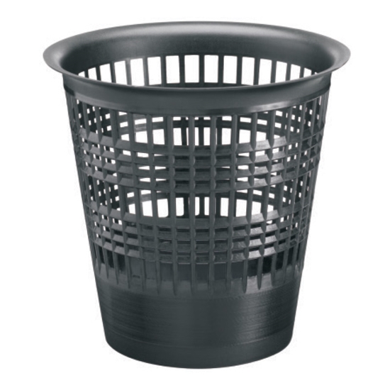 Picture of Papīrgrozs FORPUS 10 l apaļš, melns