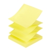 Изображение Piezīmju līmlapiņas FORPUS, Z-veida, 75 x 75 mm, dzeltenas, 100 lapiņas