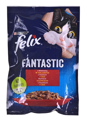 Attēls no Friskies Jelly Beef - Wet Cat Food - 100 g