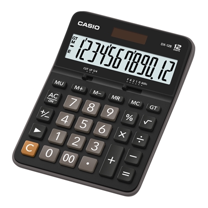 Изображение Galda kalkulators CASIO DX-12B, 129 x 175 x 33 mm