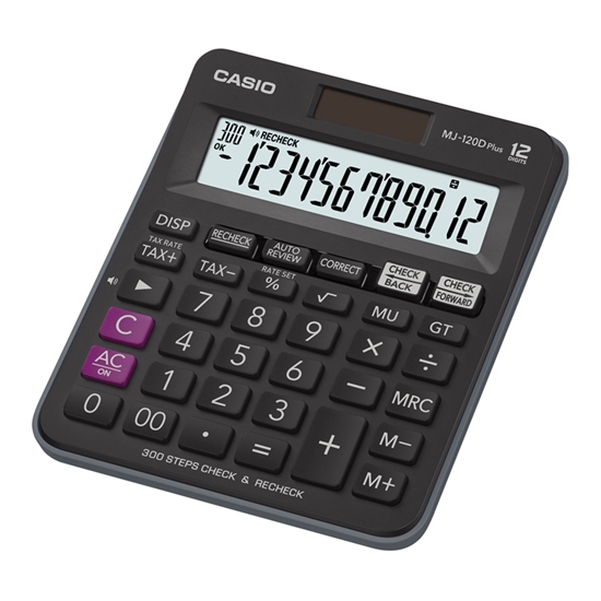Изображение Galda kalkulators CASIO MJ-120+, 127 x 148 x 29 mm
