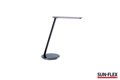 Picture of Galda lampa SUN-FLEX®QLITE™ ar iebūvētu bezvadu tālruņa lādētāju, melna