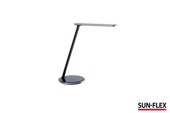 Picture of Galda lampa SUN-FLEX®QLITE™ ar iebūvētu bezvadu tālruņa lādētāju, melna