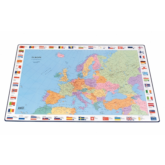 Изображение Galda segums Bantex 44x63 cm ar Eiropas karti