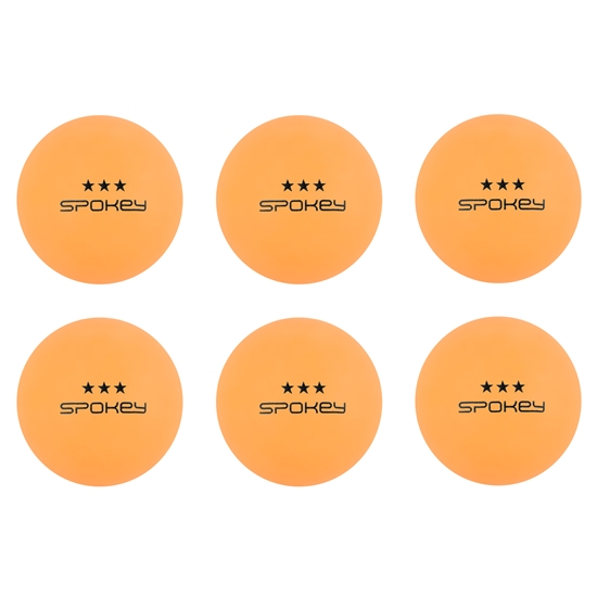 Изображение Galda tenisa bumbiņas orange Spokey SPECIAL 3 *  (6 gab.)