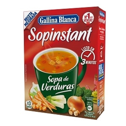 Picture of Gallina Blanca dārzeņu krēmzupa ar grauzdiņiem 51g, 3 gab./iepak.