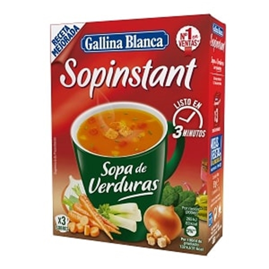 Picture of Gallina Blanca dārzeņu krēmzupa ar grauzdiņiem 51g, 3 gab./iepak.