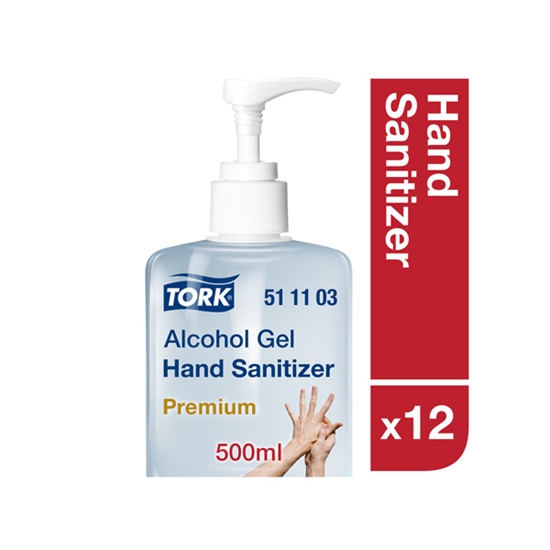 Изображение Gelveida roku dezinfekcijas līdzeklis TORK Premium, ar dozatoru, 500 ml